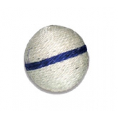Когтеточка шарик белый синяя полоса Unizoo